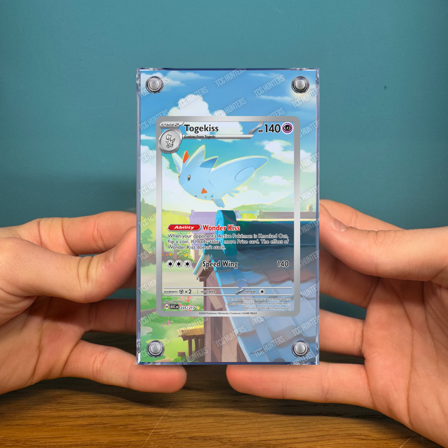 Pokémon Teca Magnetica Acrilico Extended Art - Togekiss ASC 235 | Display Case2
