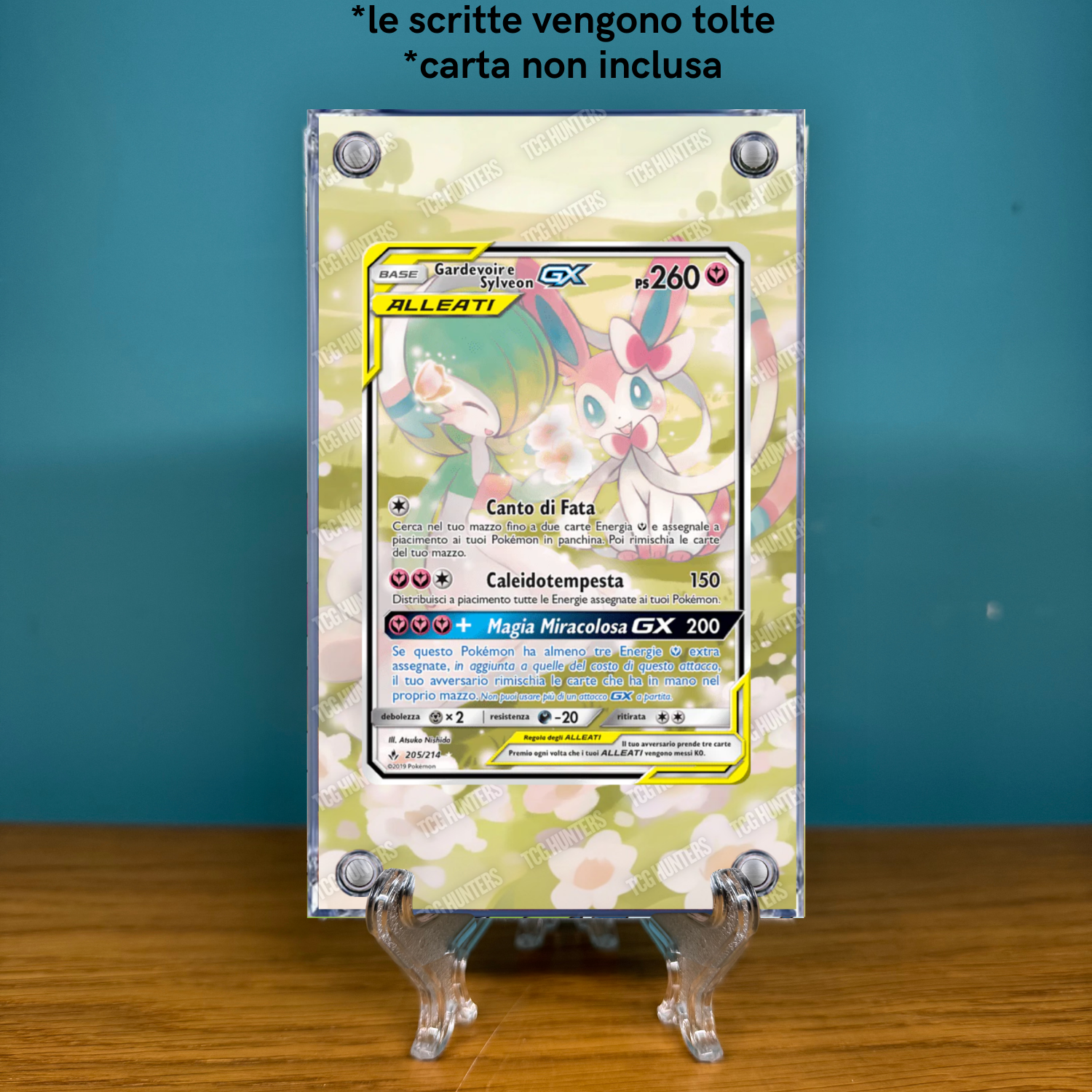 Pokémon Teca Magnetica Extended Art - Gardevoir e Sylveon GX UNB 205 | Display1