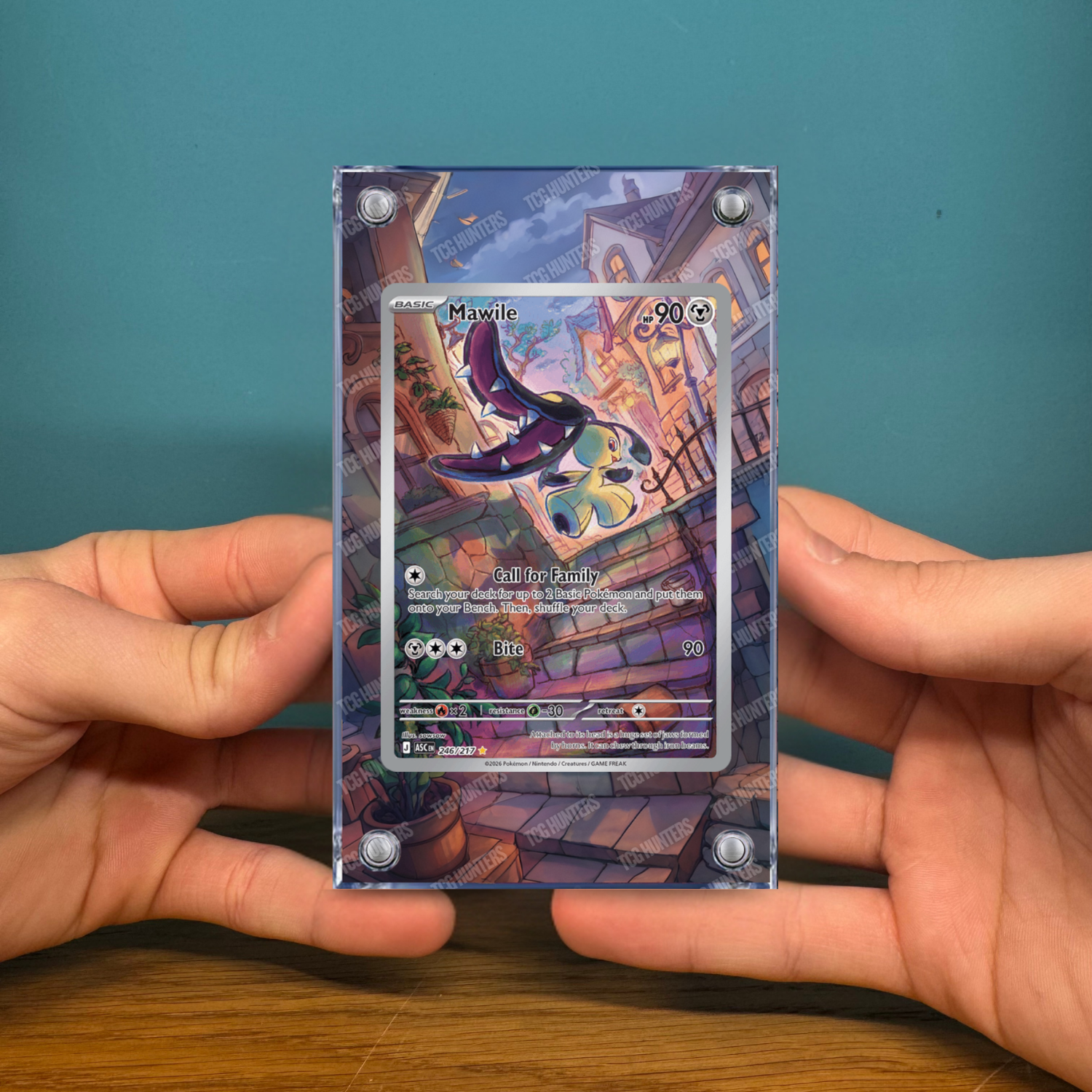 Pokémon Teca Magnetica Acrilico Extended Art - Mawile (ASC 246) | Display Case2