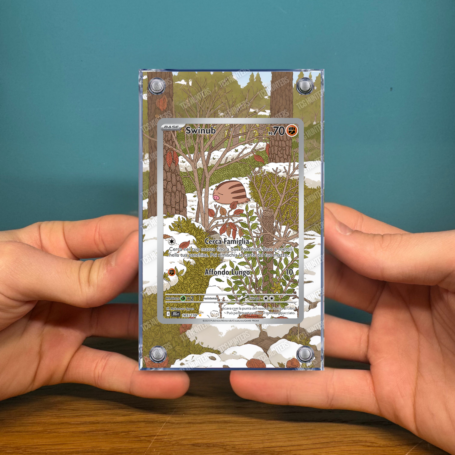 Pokémon Teca Magnetica Acrilico Extended Art - Swinub JTG 165 | Display Case2
