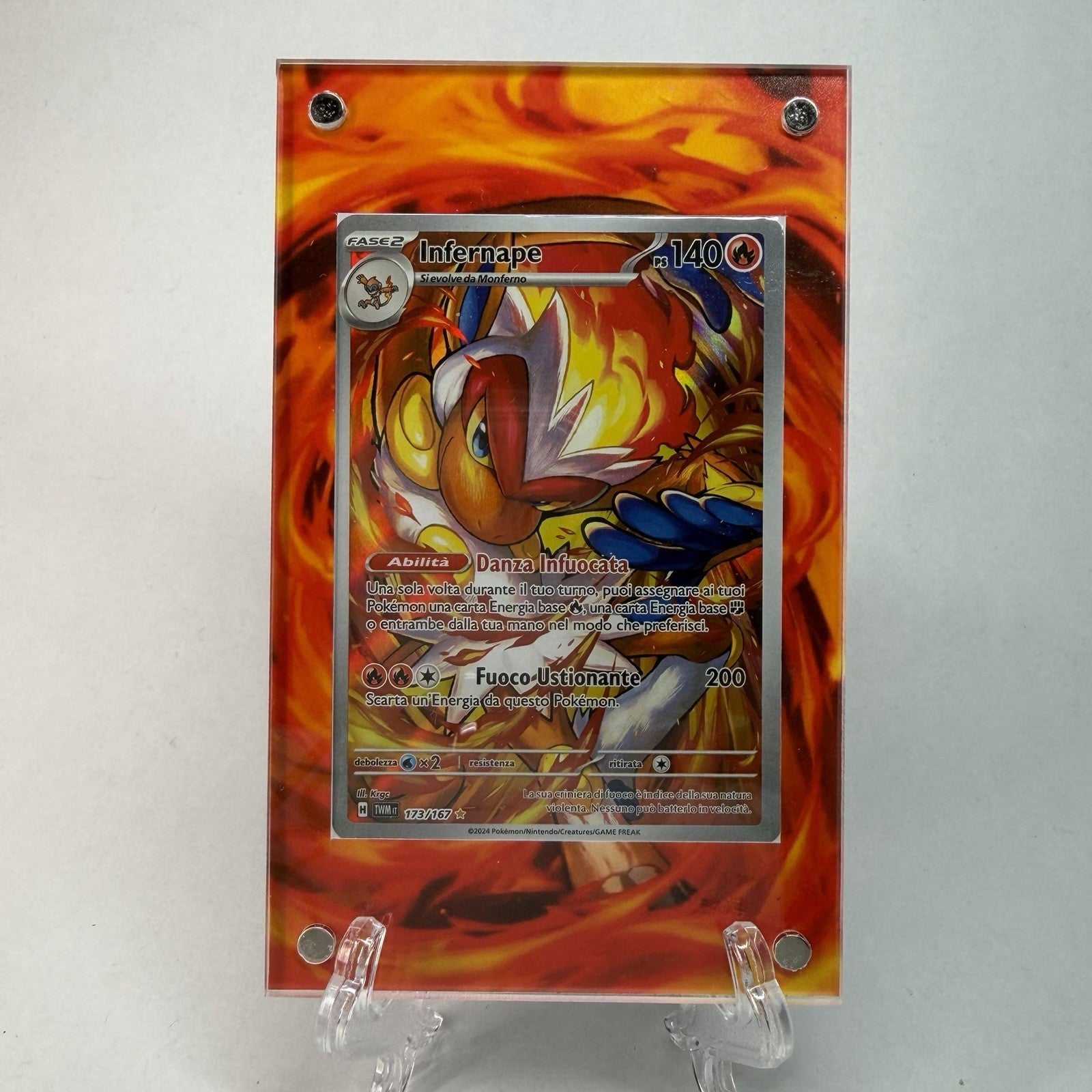 Pokémon Teca Magnetica Acrilico Extended Art - Infernape TWM 173/167 | Display0
