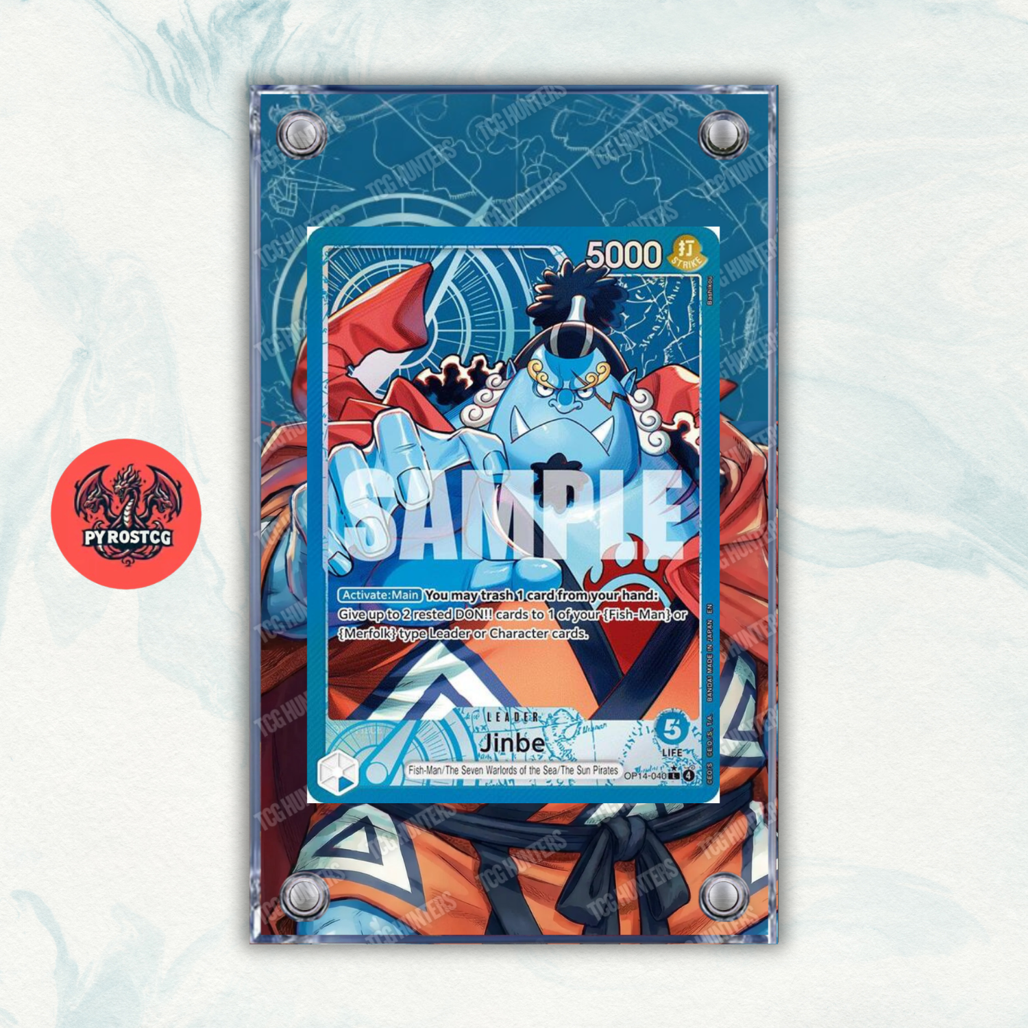 One Piece Teca Magnetica Extended Art - Jinbe (OP14-040) | Display Case0