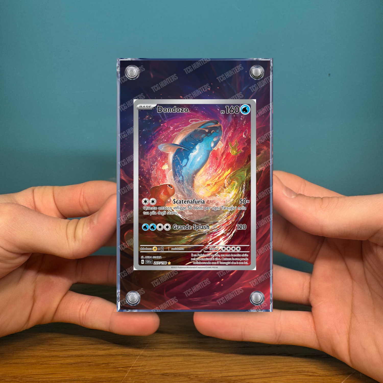 Pokémon Teca Magnetica Acrilico Extended Art - Dondozo (SVI 207) | Display Case3