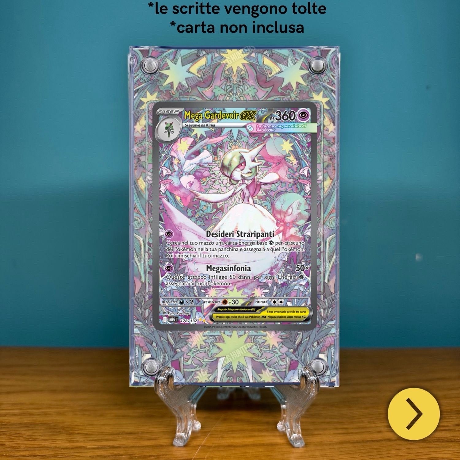 Pokémon Teca Magnetica Acrilico Extended Art - Gardevoir 178 | Display Case1