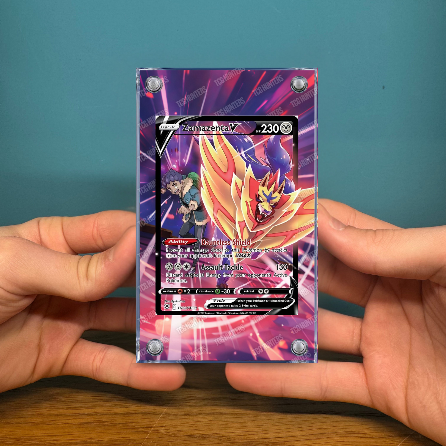 Pokémon Teca Magnetica Extended Art - Zamazenta V ASR TG22 | Display Case2