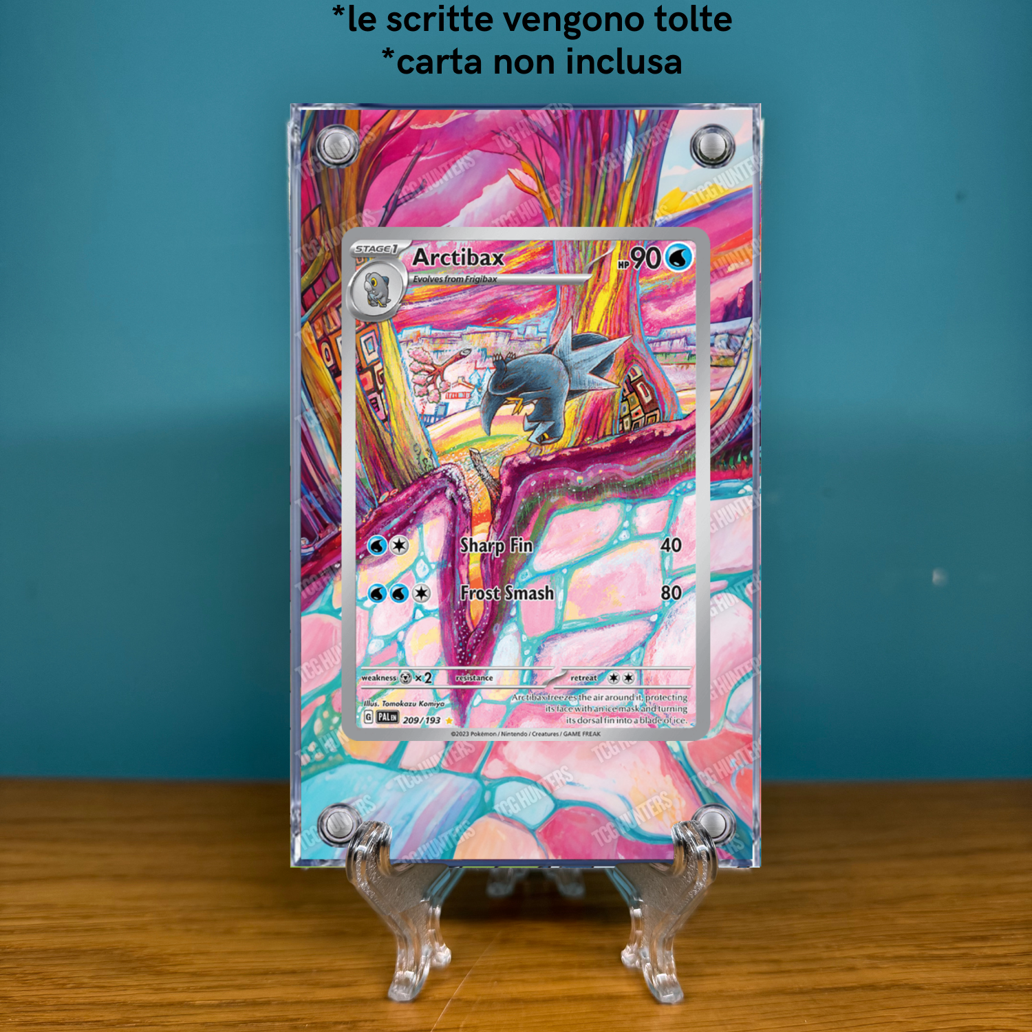 Pokémon Teca Magnetica Acrilico Extended Art - Arctibax (PAL 209) | Display Case1