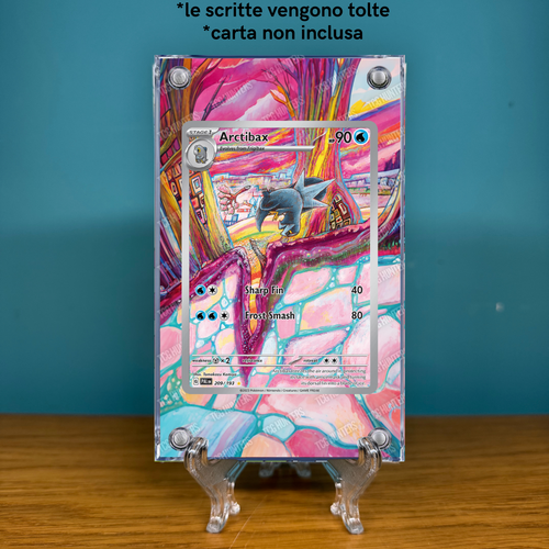 Pokémon Teca Magnetica Acrilico Extended Art - Arctibax (PAL 209) | Display Case1