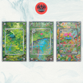 Pokémon x3 Teca Magnetica Extended Art - Bulbasaur Ivysaur Venusaur 151 MEW 0