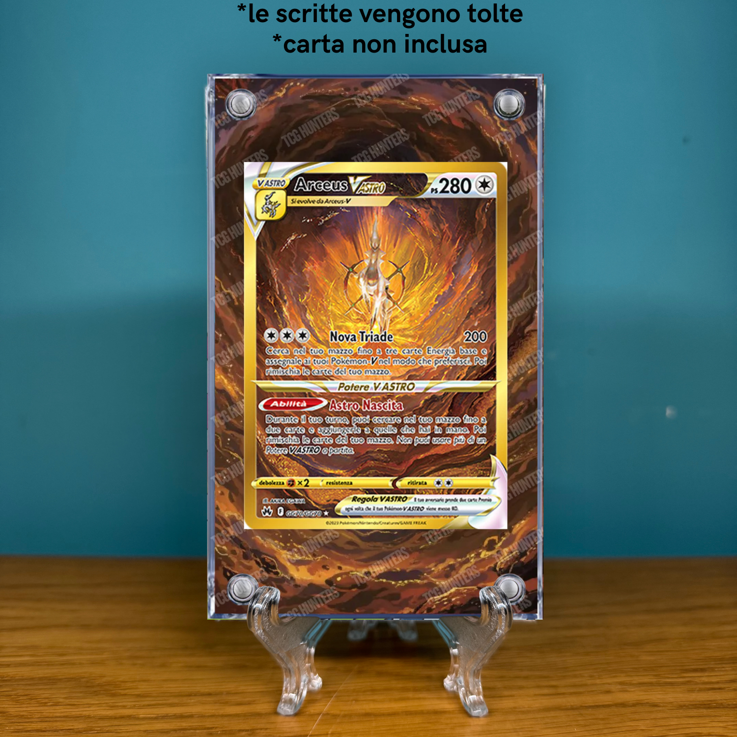 Pokémon Teca Magnetica Acrilico Extended Art - Arceus CRZ GG70 | Display Case1