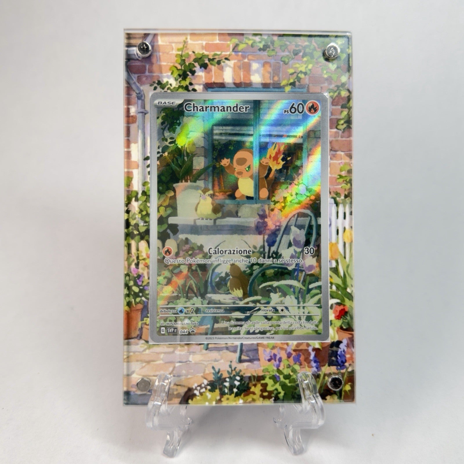Pokémon Teca Magnetica Acrilico Extended Art Charmander SVP 044 | Display Case0