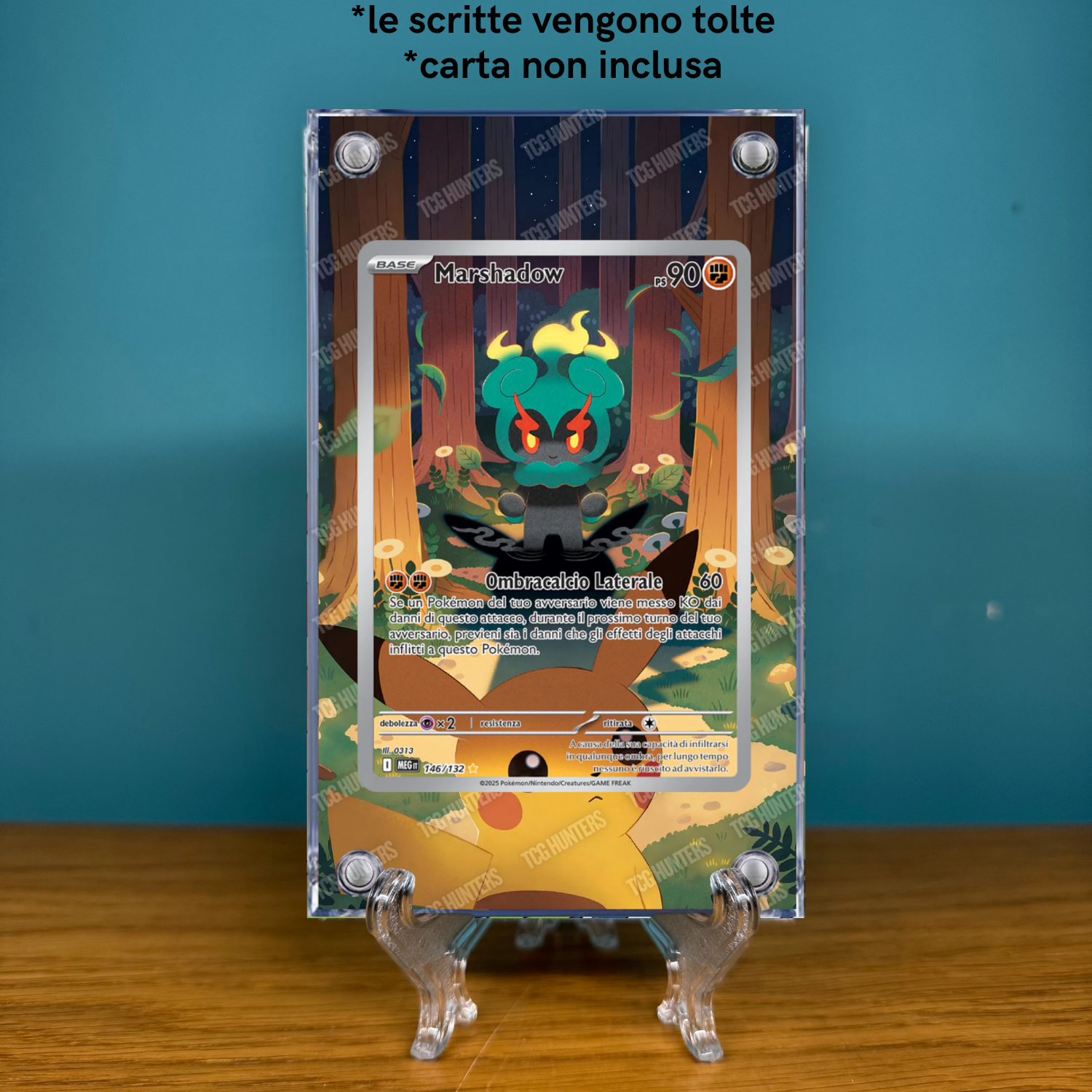 Pokémon Teca Magnetica Acrilico Extended Art - Marshadow MEG 146 | Display Case1
