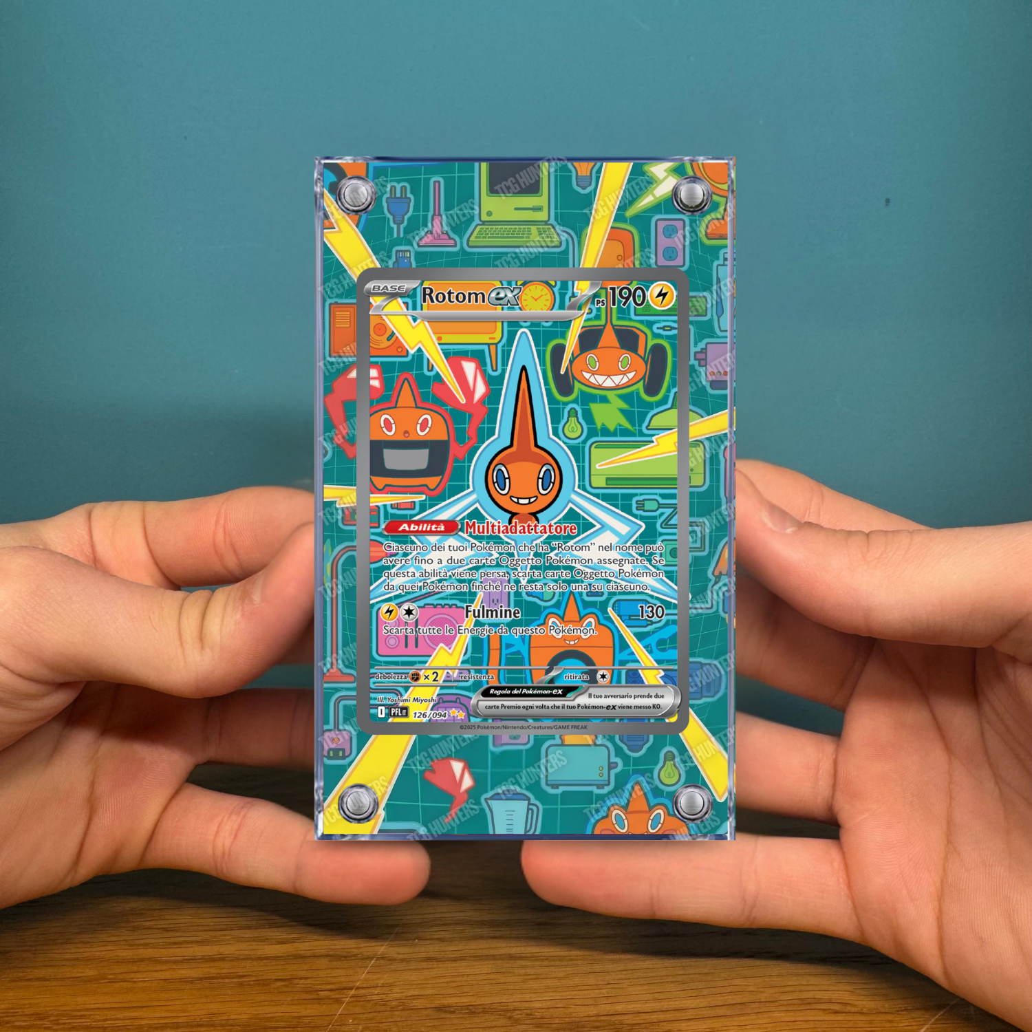 Pokémon Teca Magnetica Acrilico Extended Art - Rotom ex PFL 126 | Display Case2