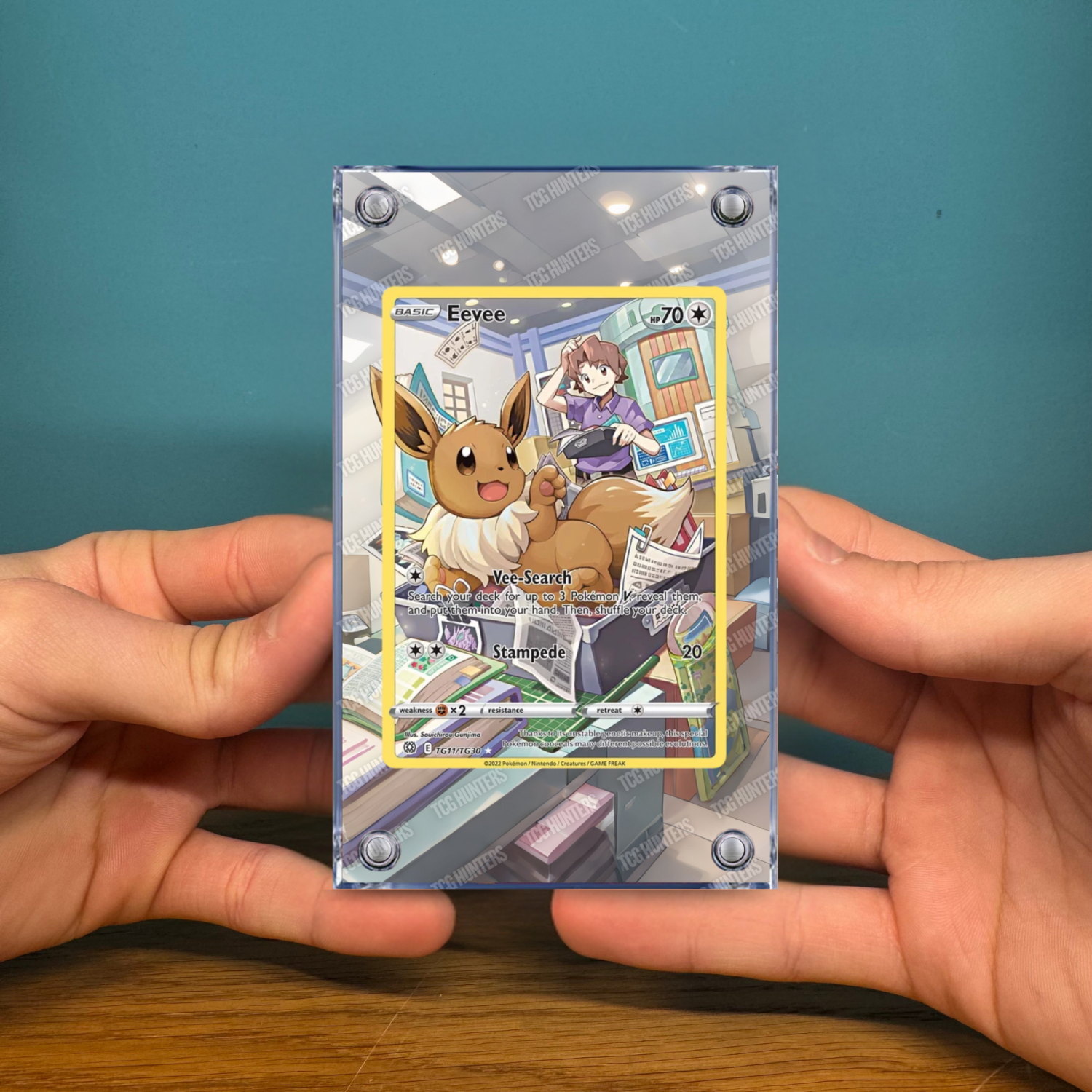 Pokémon Teca Magnetica Acrilico Extended Art - Eevee (BRS TG11) | Display Case2