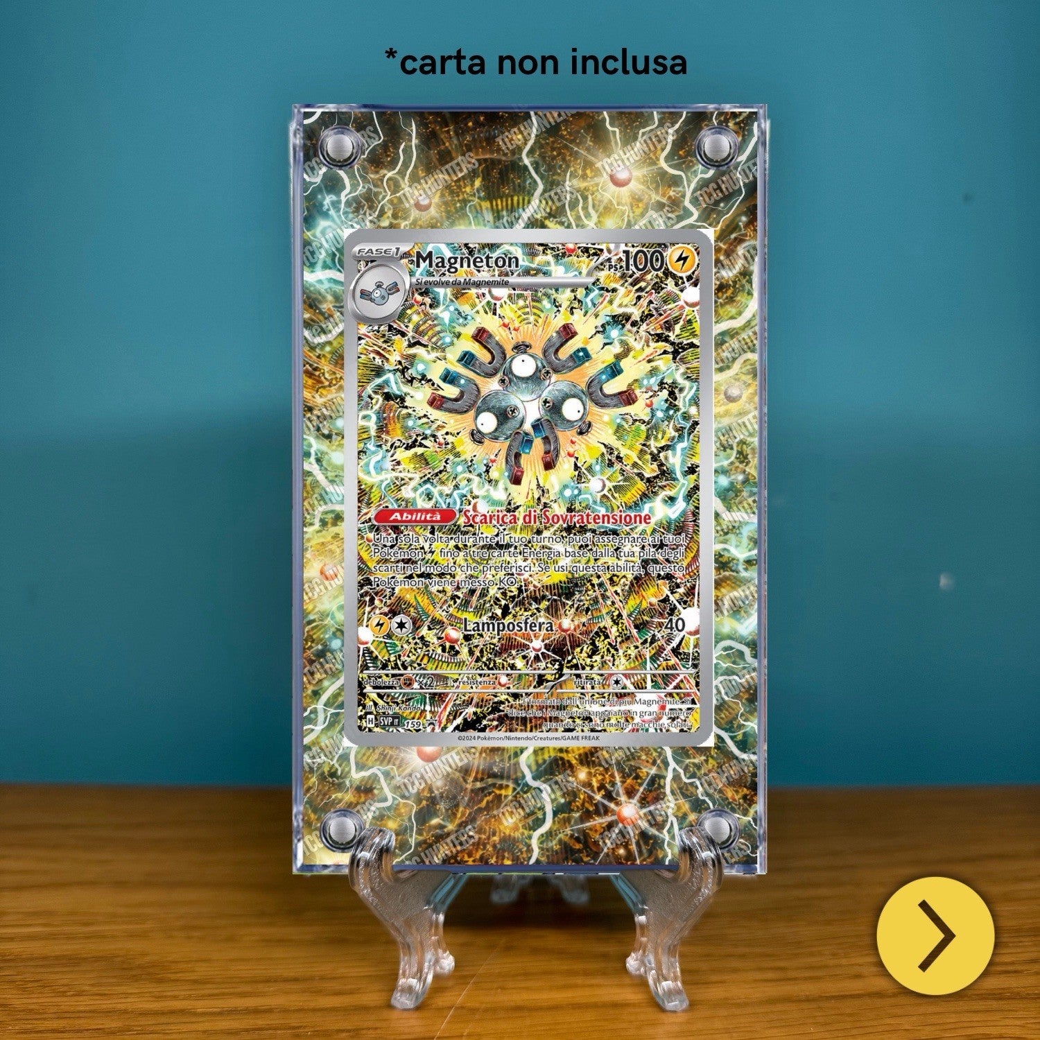Pokémon Teca Magnetica Acrilico Extended Art - Magneton SVP 159 | Display Case1