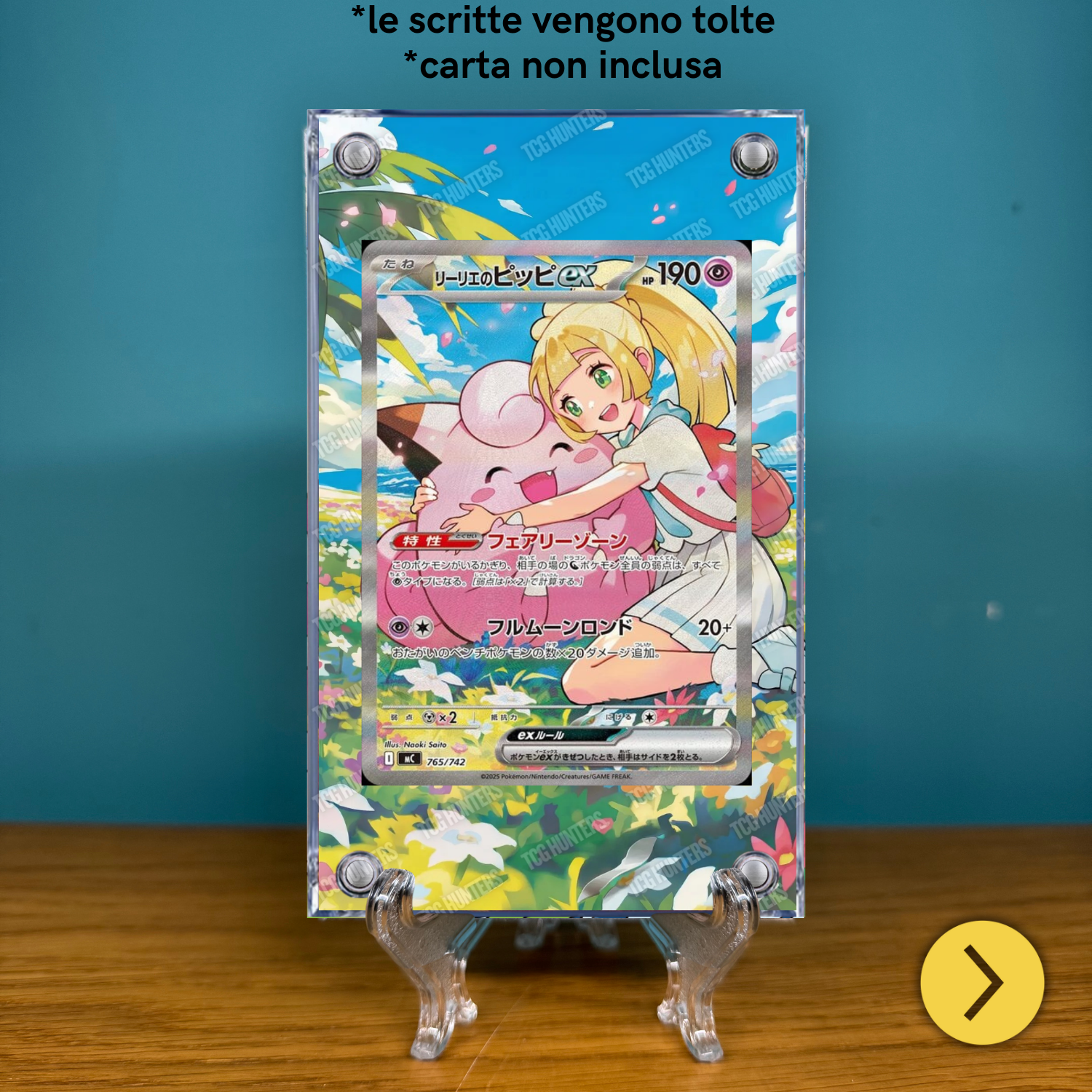 Pokémon Teca Magnetica Extended Art - Clefairy di Lylia ASC 280 | Display Case2