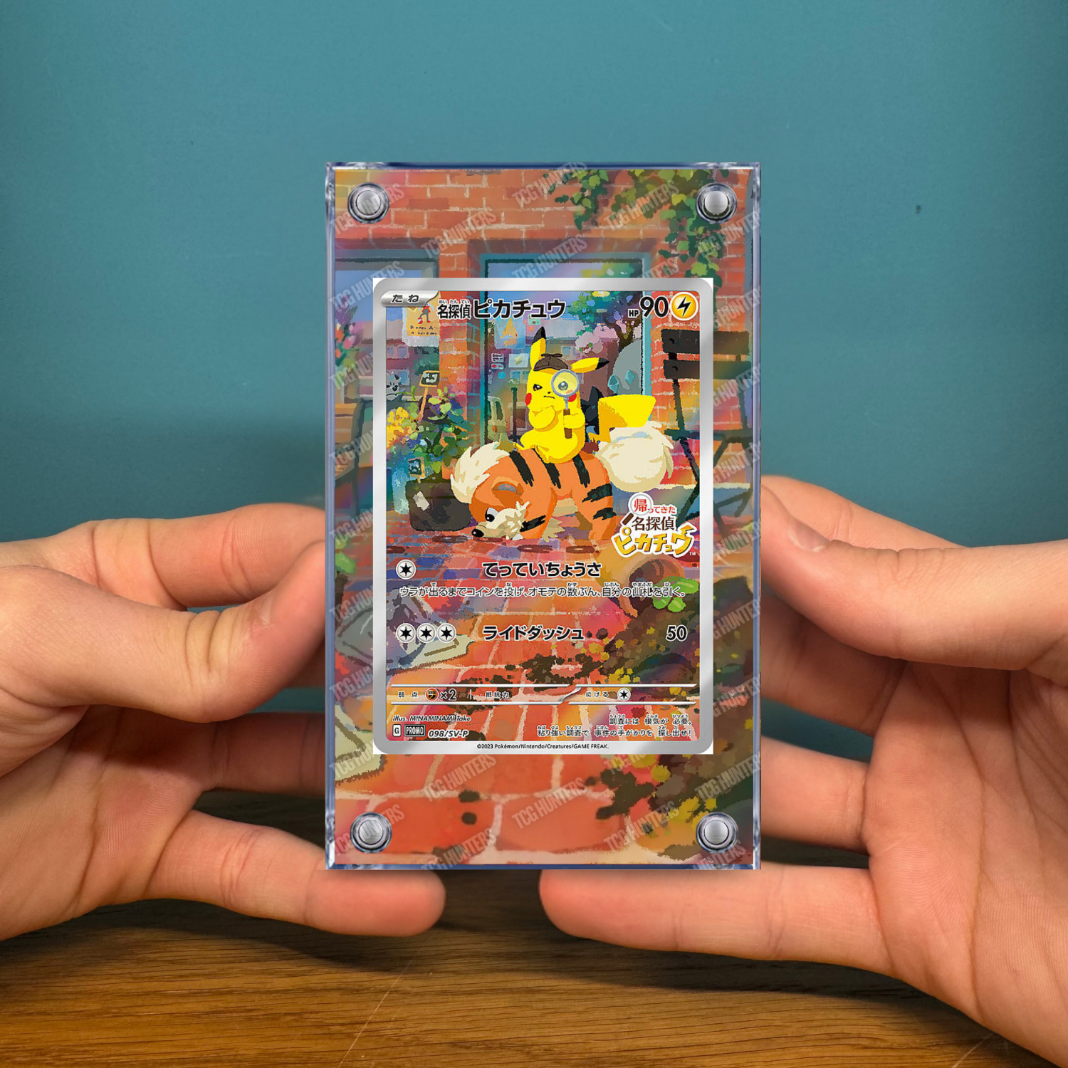 Pokémon Teca Magnetica Extended Art - Detective Pikachu 098/SV-P | Display Case2