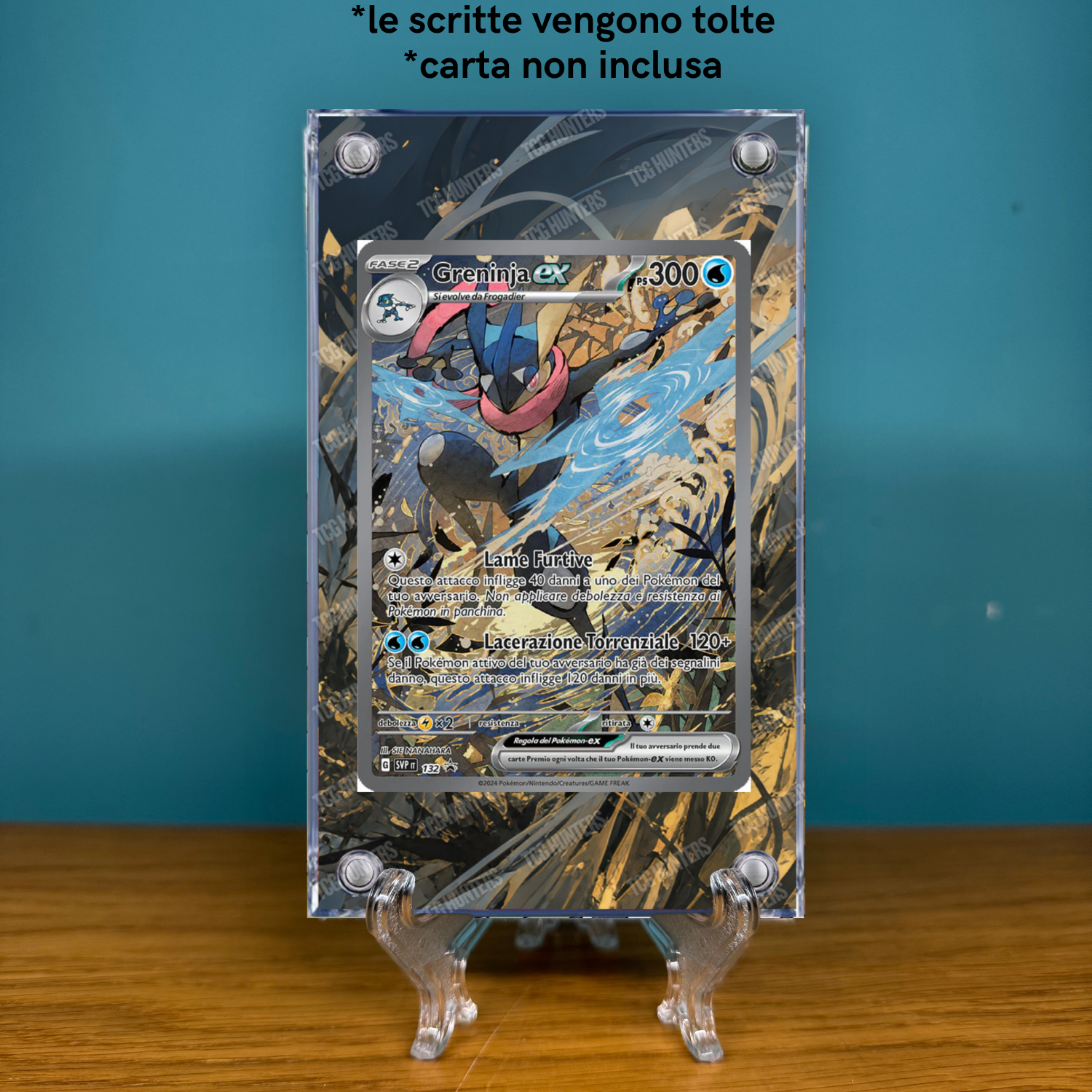 Pokémon Teca Magnetica Acrilico Extended Art - Greninja SVP 132 | Display Case1