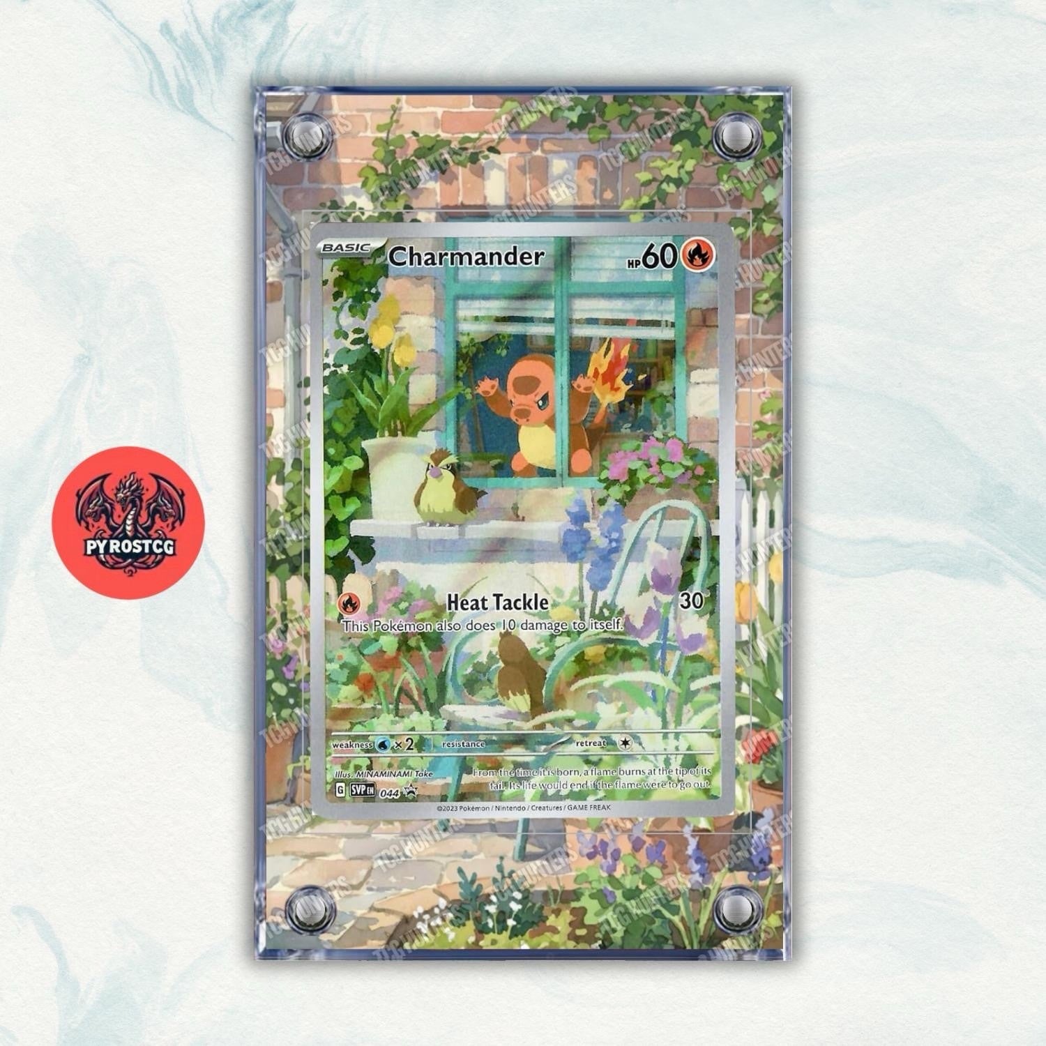 Pokémon Teca Magnetica Acrilico Extended Art Charmander SVP 044 | Display Case2