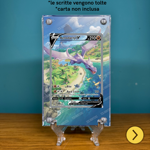 Pokémon Teca Magnetica Acrilico Extended Art - Aerodactyl LOR 180 | Display Case1