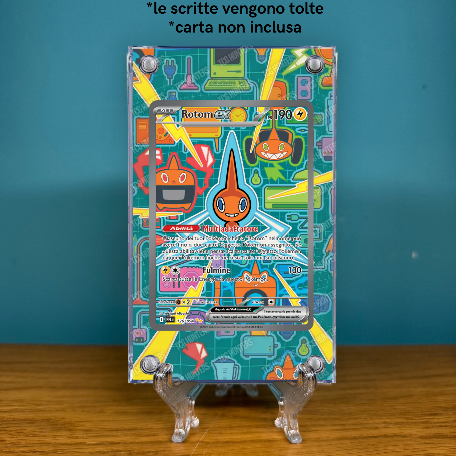 Pokémon Teca Magnetica Acrilico Extended Art - Rotom ex PFL 126 | Display Case1