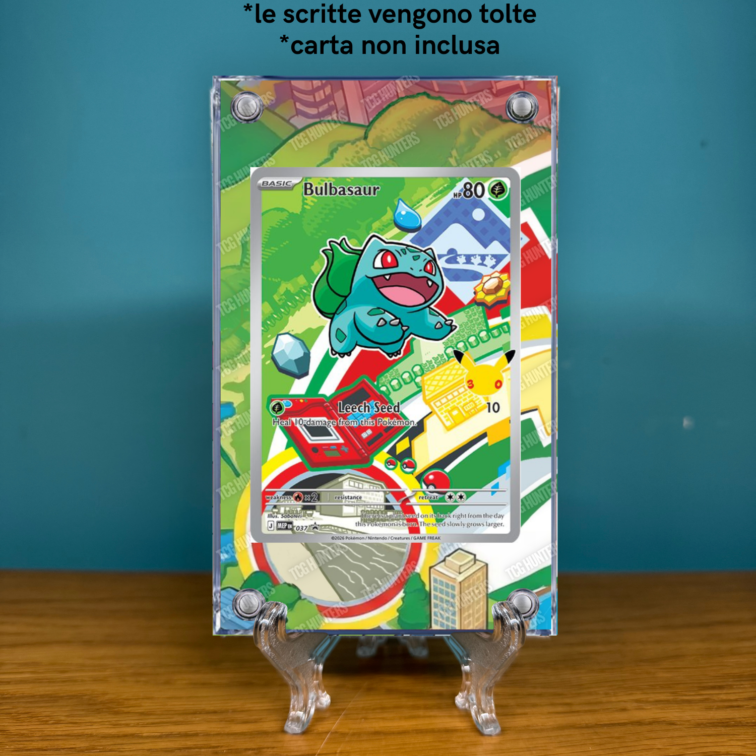 Pokémon Teca Magnetica Acrilico Extended Art - Squirtle (MEP 039) | Display Case1