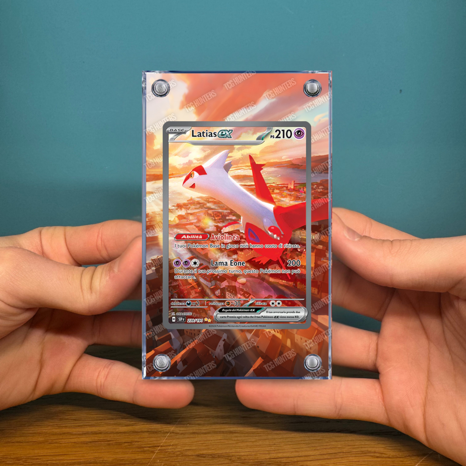 Pokémon Teca Magnetica Acrilico Extended Art - Latias SSP 239 | Display Case2