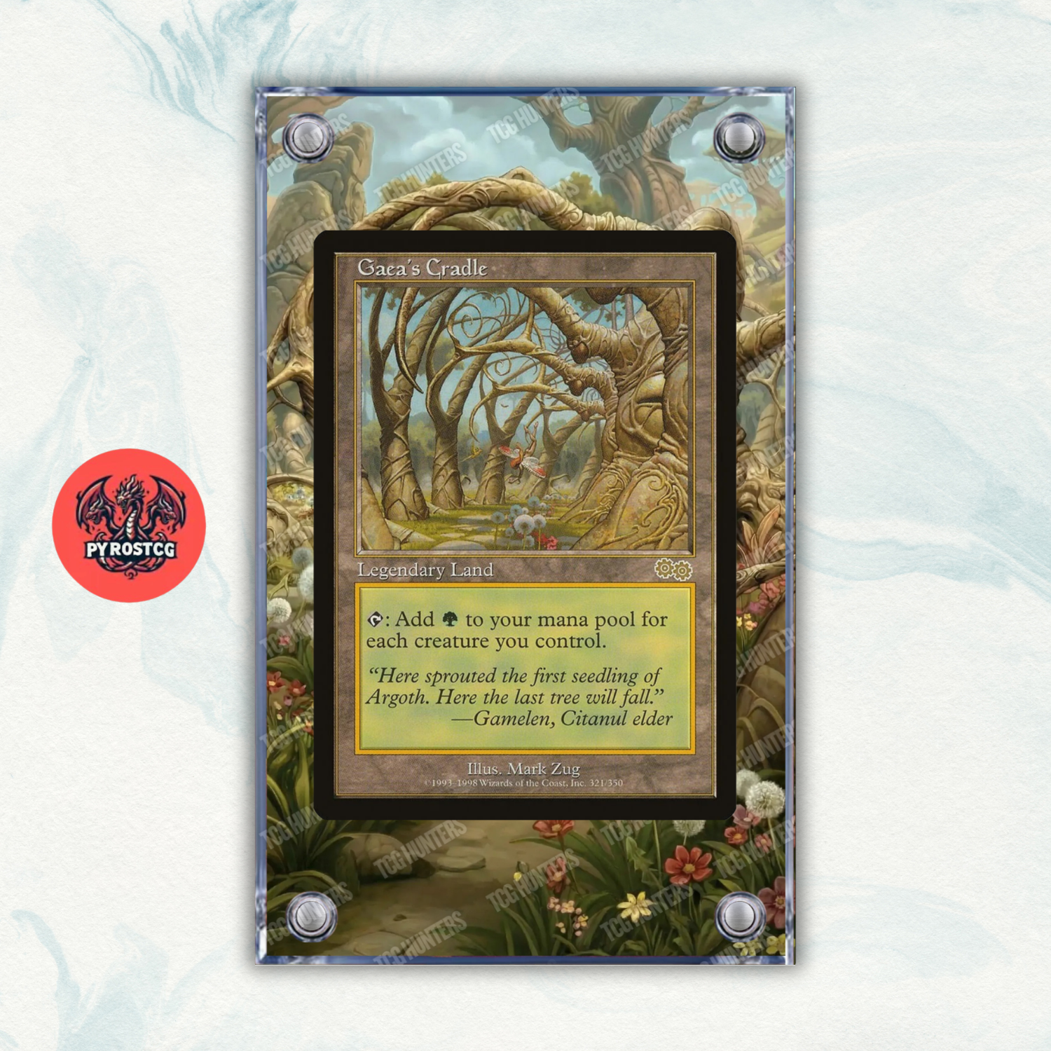 Magic: The Gathering Teca Magnetica Extended Art - Culla di Gea | Display Case0