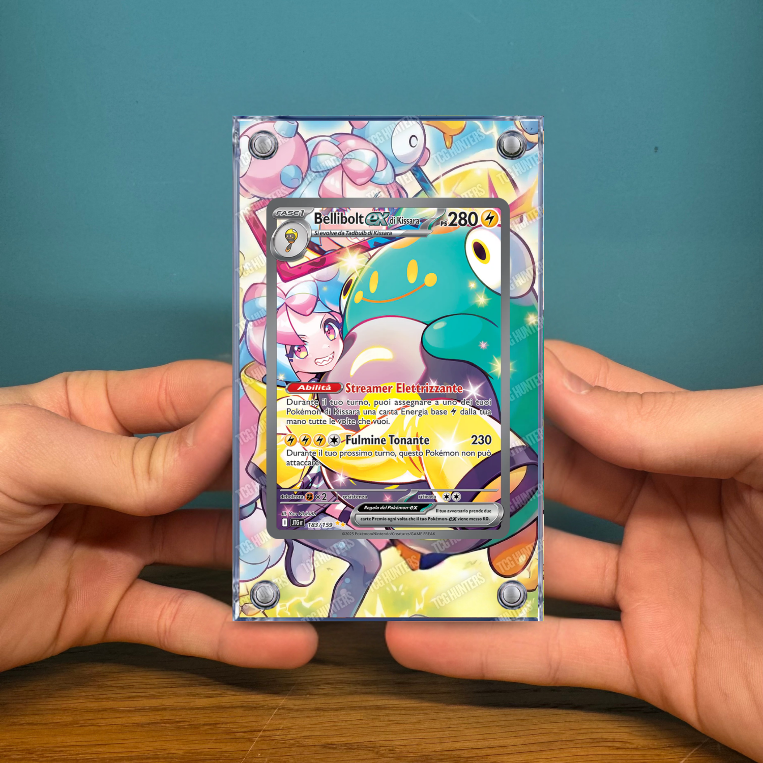 Pokémon Teca Magnetica Acrilico Extended Art - Bellibolt JTG 183 | Display Case2