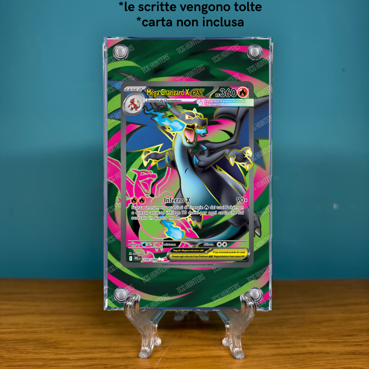 Pokémon Teca Magnetica Acrilico Extended Art - Charizard PFL 109 | Display Case6