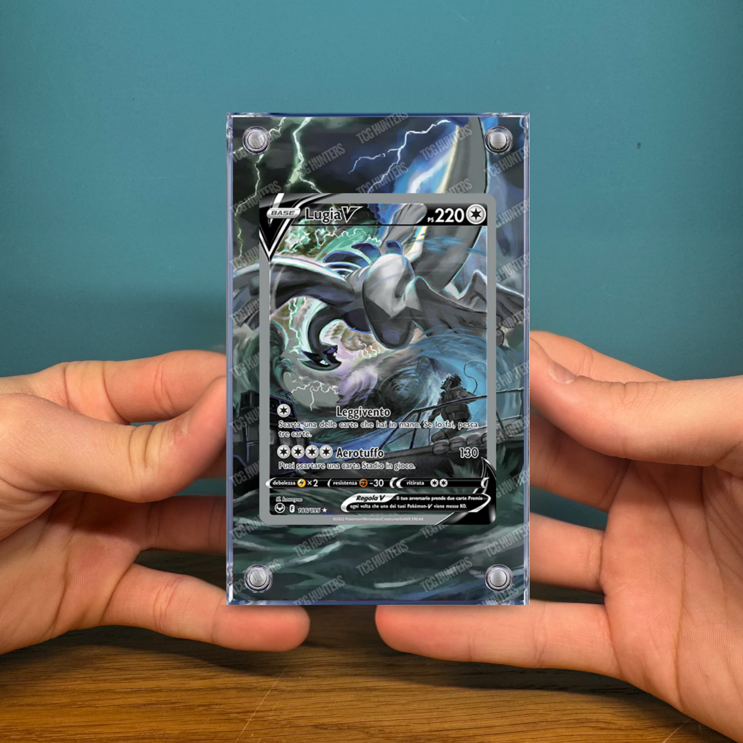 Pokémon Teca Magnetica Acrilico Extended Art - Lugia V SIT 186 | Display Case2