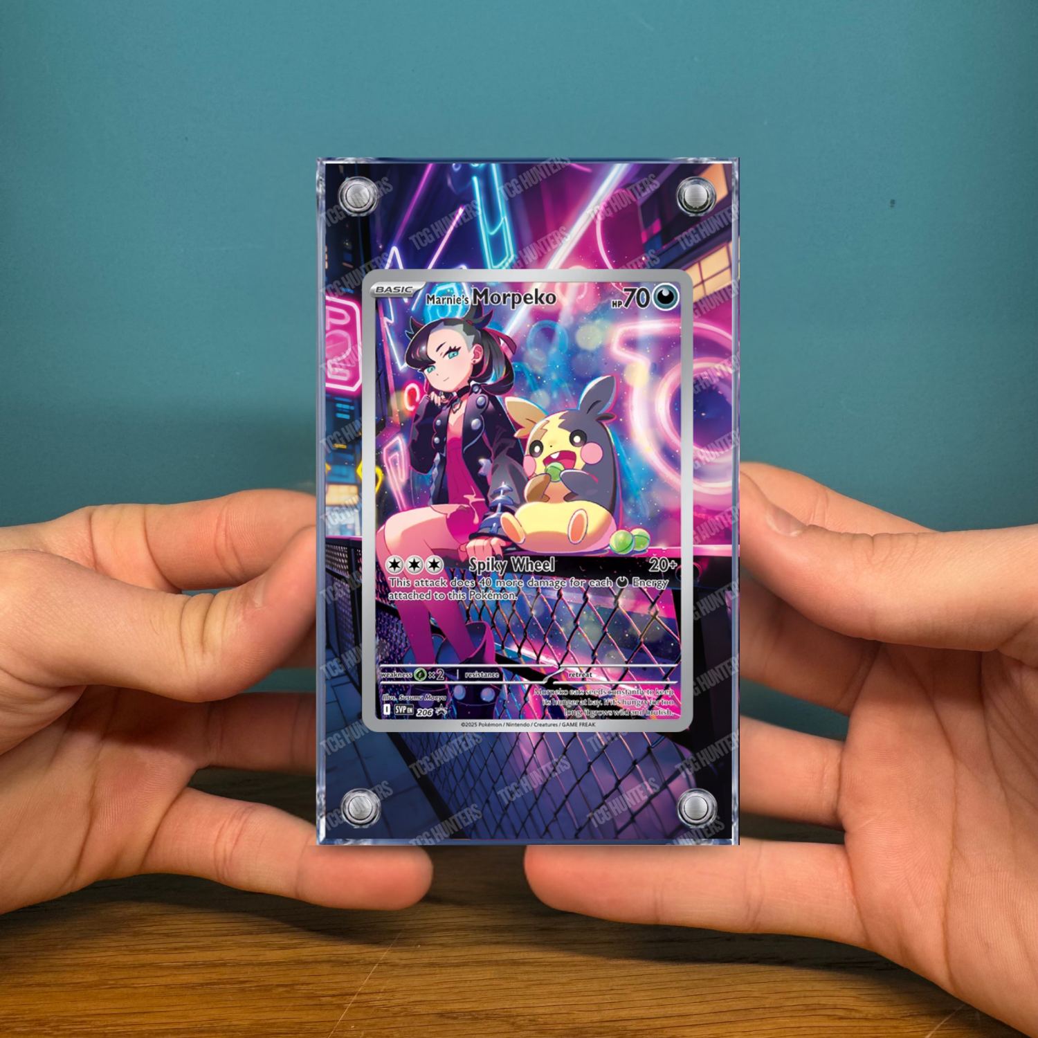 Pokémon Teca Magnetica Extended Art - Morpeko Mary SVP 206 | Display Case2