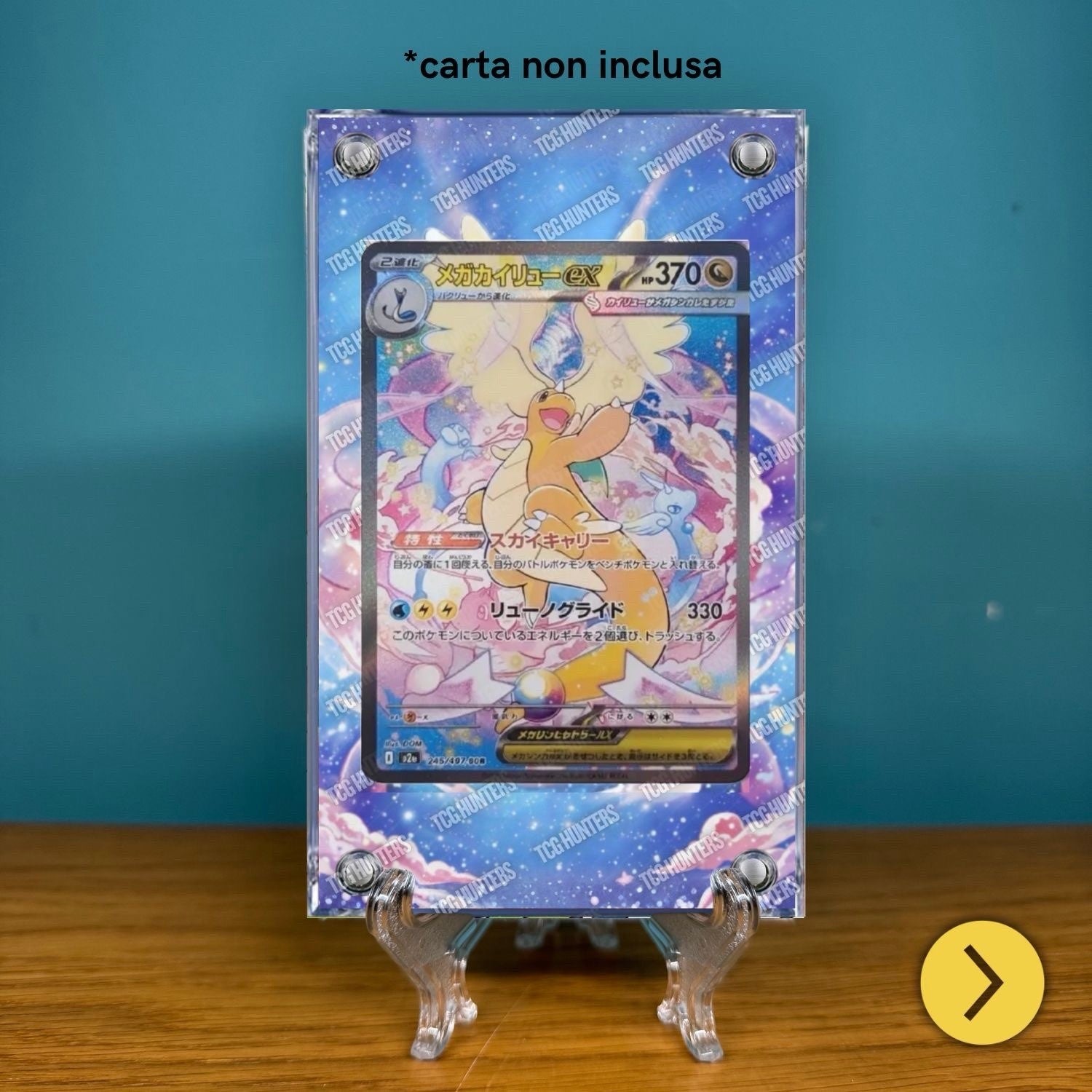 Pokémon Teca Magnetica Acrilico Extended Art Dragonite 245 | Display Case1