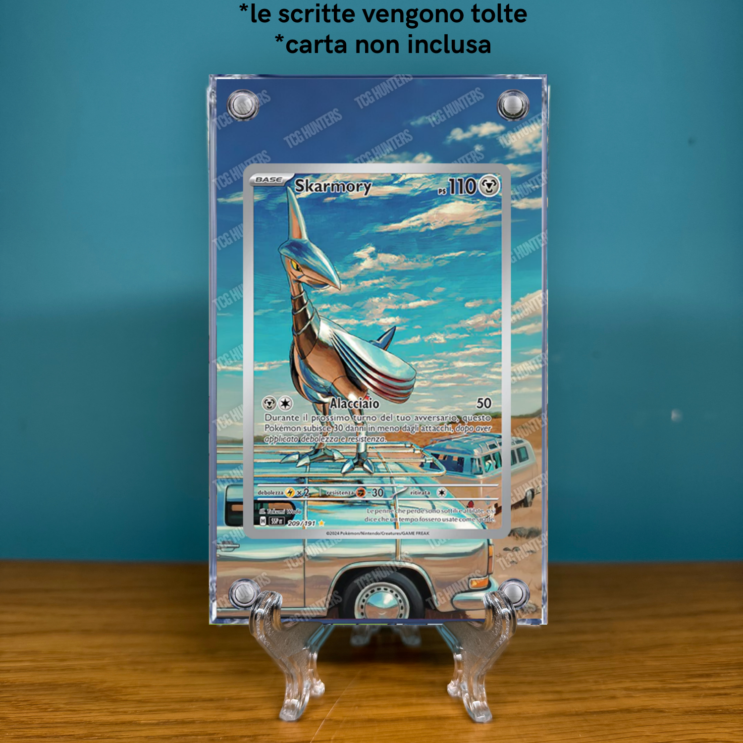 Pokémon Teca Magnetica Acrilico Extended Art - Skarmory SSP 209 | Display Case1