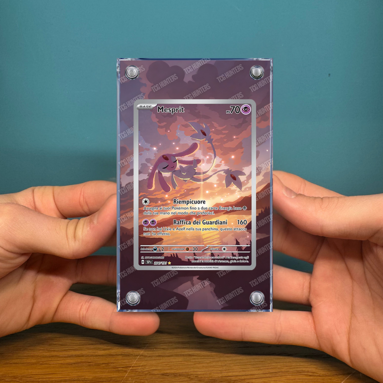 Pokémon Teca Magnetica Acrilico Extended Art - Mesprit (SSP 204) | Display Case2