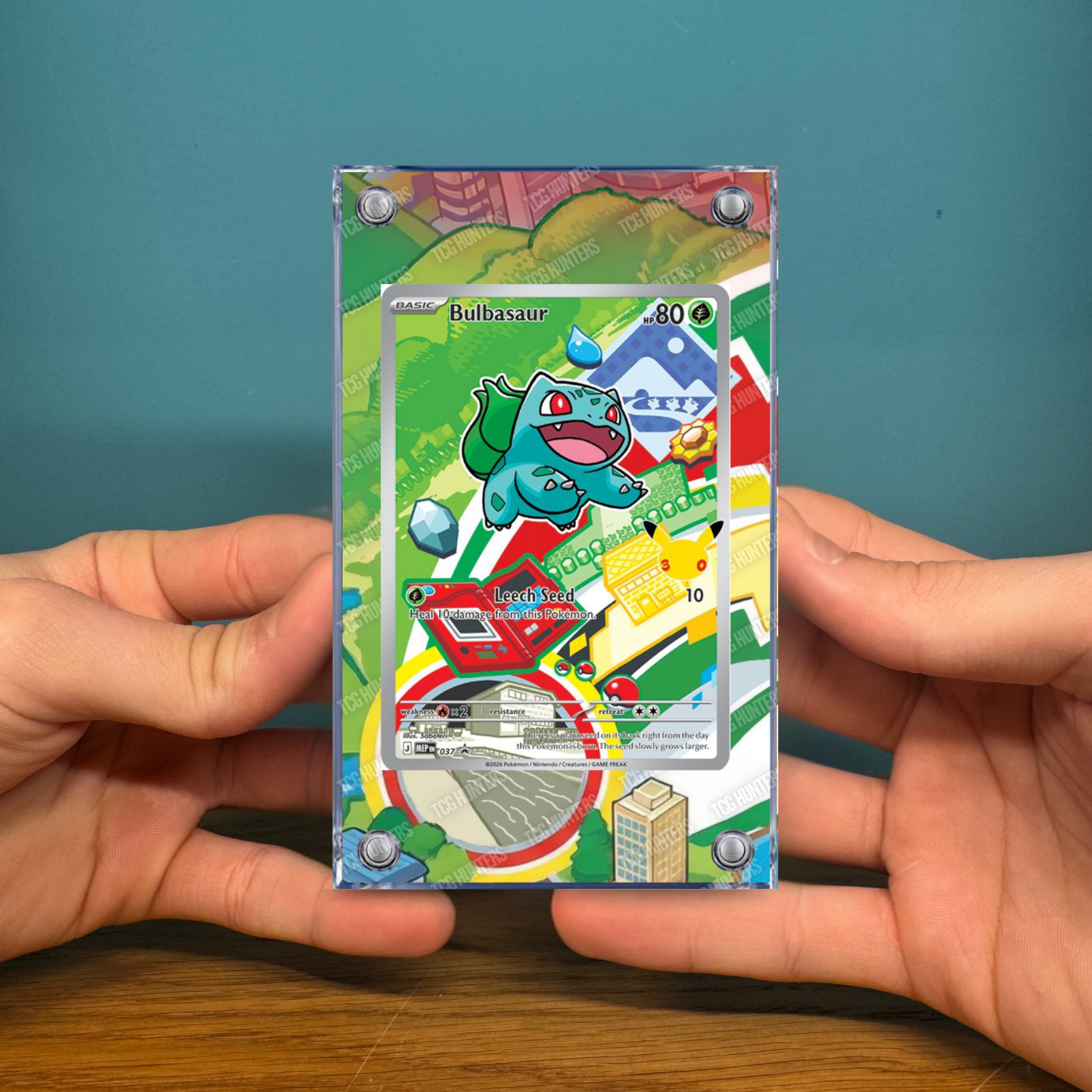 Pokémon Teca Magnetica Acrilico Extended Art - Squirtle (MEP 039) | Display Case2