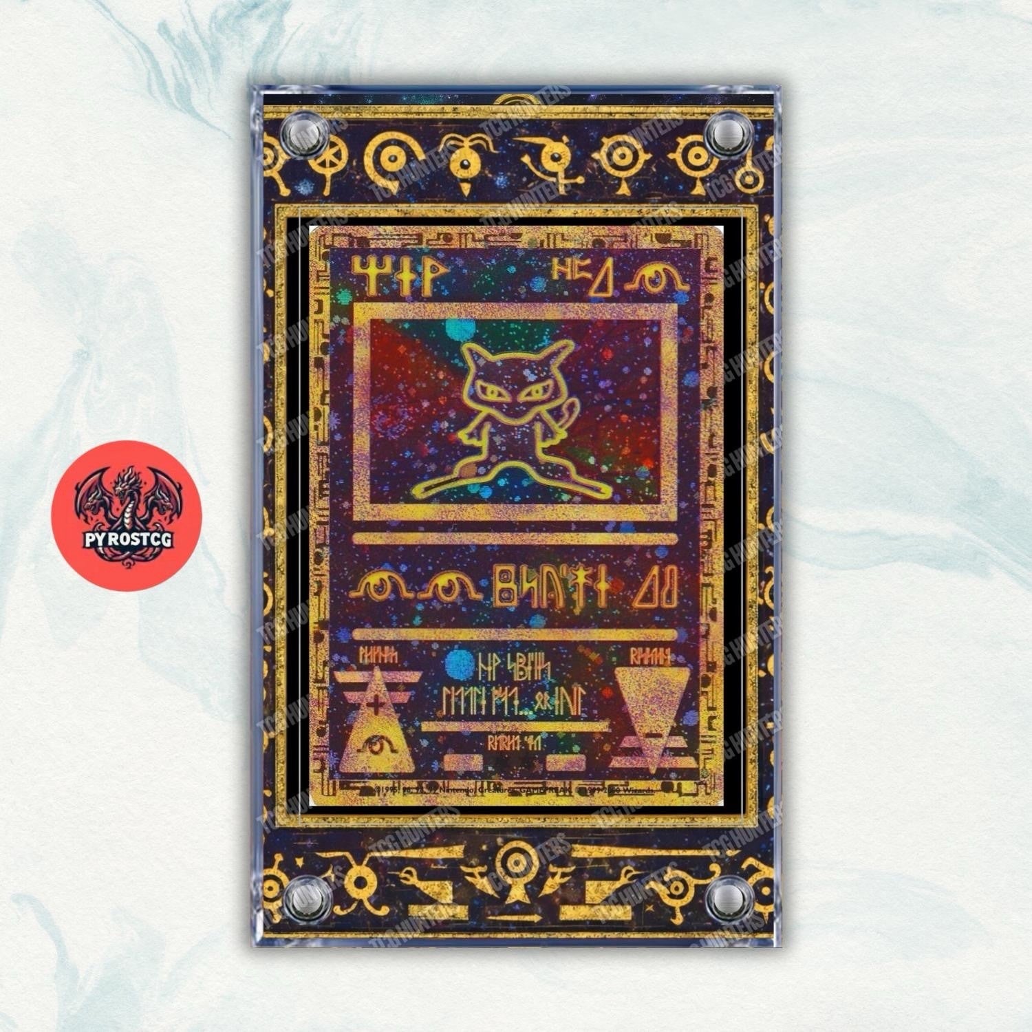 Pokémon Teca Magnetica Acrilico Extended Art Mew Antico | Display Case0