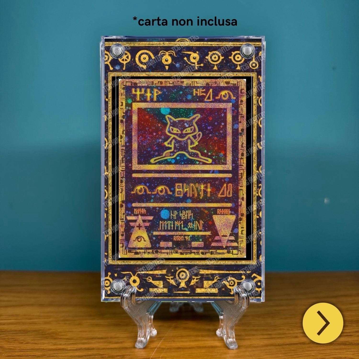 Pokémon Teca Magnetica Acrilico Extended Art Mew Antico | Display Case1