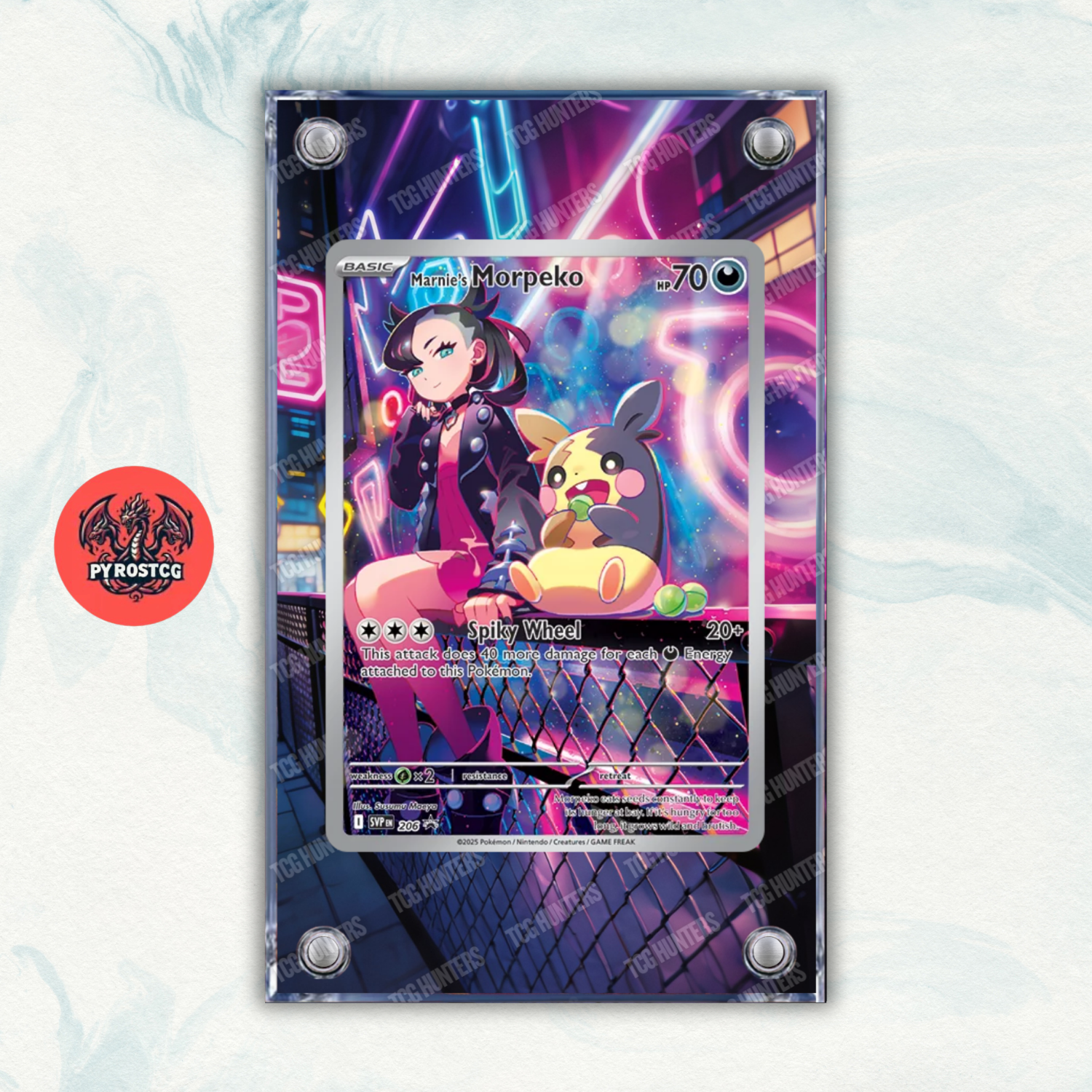 Pokémon Teca Magnetica Extended Art - Morpeko Mary SVP 206 | Display Case0