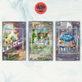 Pokémon x3 Teca Magnetica Acrilico Extended Art - Kanto Starters 0